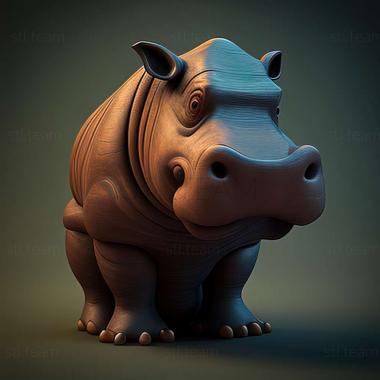 3D model Merycopotamus (STL)